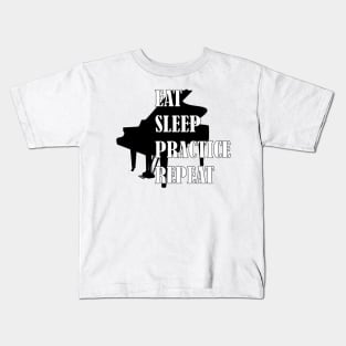 Eat Sleep Practice Repeat: Piano Kids T-Shirt